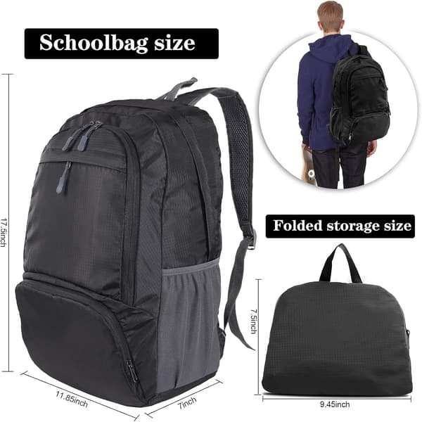 Lightweight Foldable Portable Backpack Waterproof Breathable Outdoor Camping Hiking School Backpack