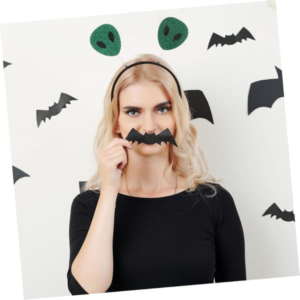 Halloween Headband Glitter Antenna Costume Accessory for Space-Themed Parties