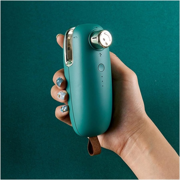 Mini USB Heat Sealer Sealer Case Uppladdningsbar Sealer Snack Vakuumpåse (Färg: Grön)