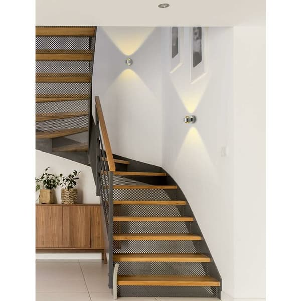 6W LED-seinävalaisin puolipallo seinälamppu lämmin valkoinen?