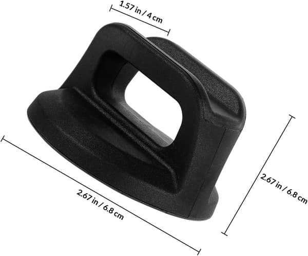 Universal Replacement Pot Lid Handle in Black Bakelite, Robust and Easy to Grip, Protects Against Burns