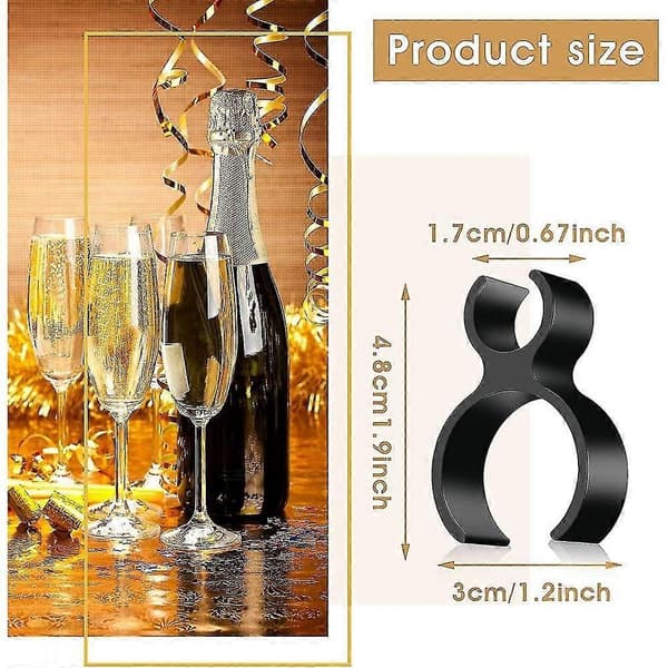 30-pack Champagneflaske-gnistklämmor, säkerhetsklämmor för gnistrar, för Candel Kitc UIS