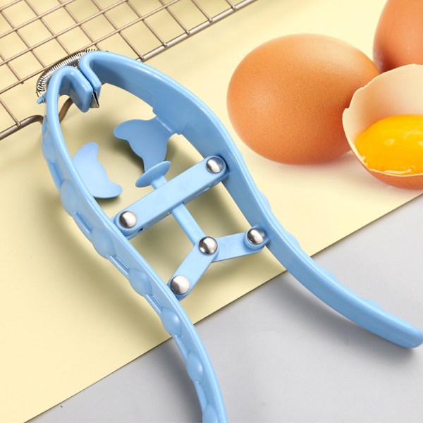 Gneric Fiskeformet Eggoppåner - PP Eggeskall Cookie Opener Separator for Fjerning av Rå, Myke eller Harde Egg - PP Egg Separator, Pisket Egg, Kutter