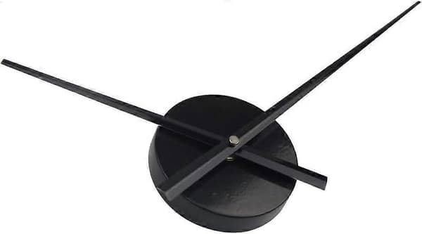 Silver Large Wall Clock, 3D Hands, Quartz Mechanism Clock, Arts and Crafts, Home Decor [DB]