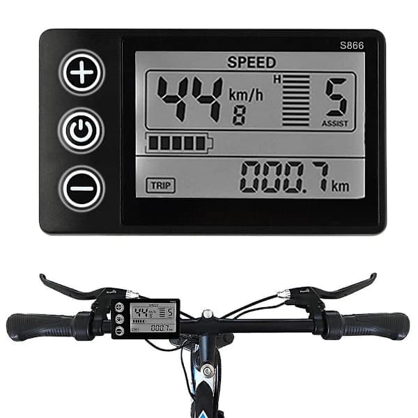 New LCD Display for Electric Bicycle 24V/36V/48V E-bike Display