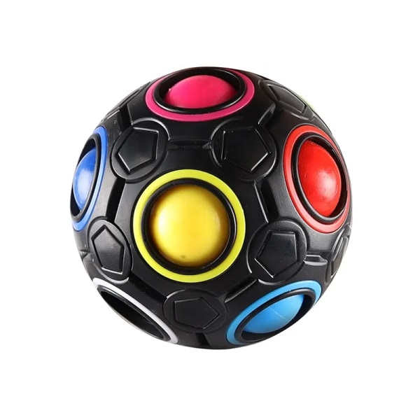 3D Pusselboll Magic Rainbow Speed ​​​​Cube Ball Magic Rainbow Ball Pedagogiska leksaker för barn och vuxna dekompression