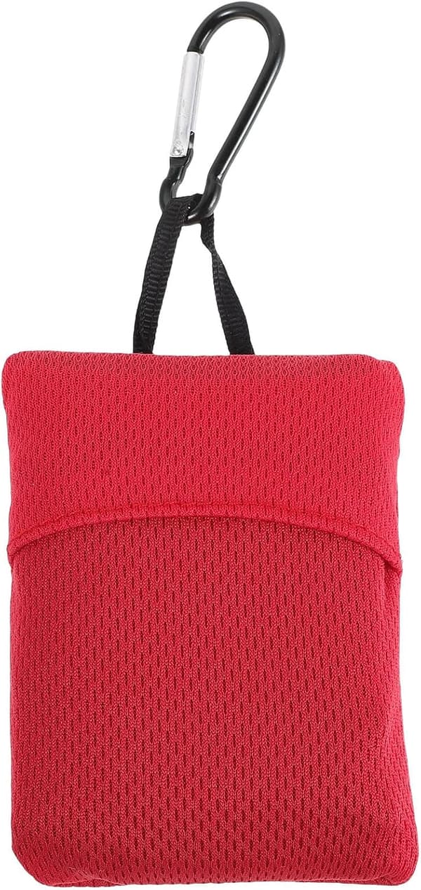 Bærbar Sandtæt Strandmåtte 70x110cm Mini Sammenfoldelig Picnictæppe med Karabinhage