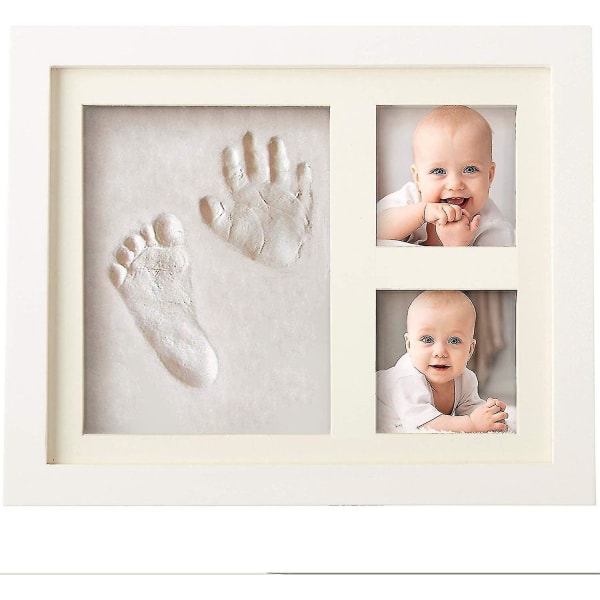 Baby Handprint Footprint Clay Footprint Set for nyfødte og småbarn