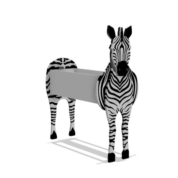 Dyrefoderpotte Plantepotter Have Dyrformet Potte Plantepotte-dyreopbevaringsbeholder Potter Kontor Hjem Husopvarmning Dekorationer Zebra
