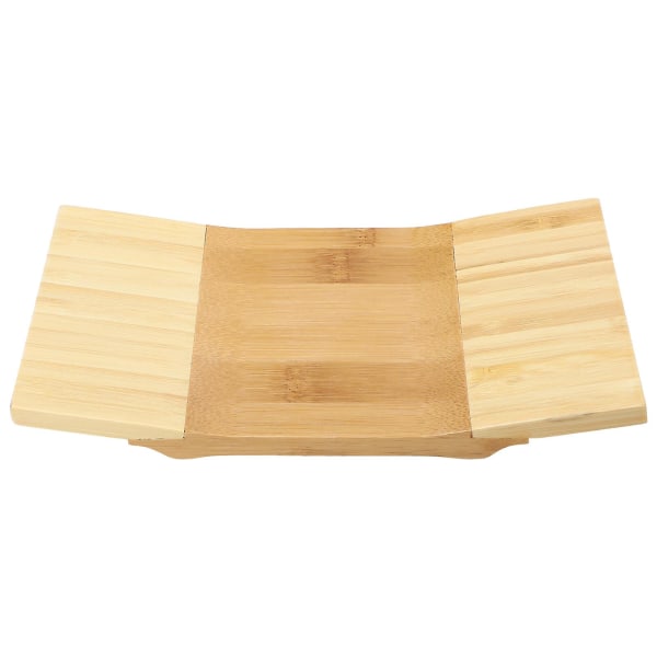 1 st bambu sushiskål Praktisk maträtt i japansk stil MatserveringsfatTräfärg21,5x12 cm Wood Color 21.5x12cm