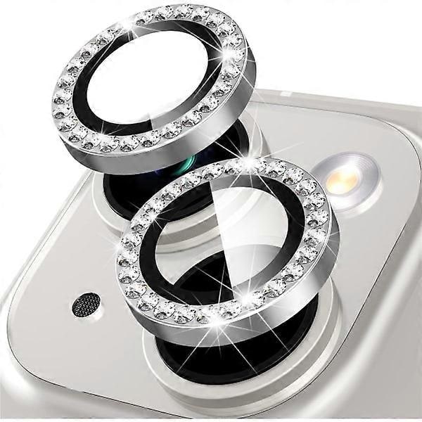Rear Camera Protector for iPhone 14/14 Plus Photo Protection (Silver)