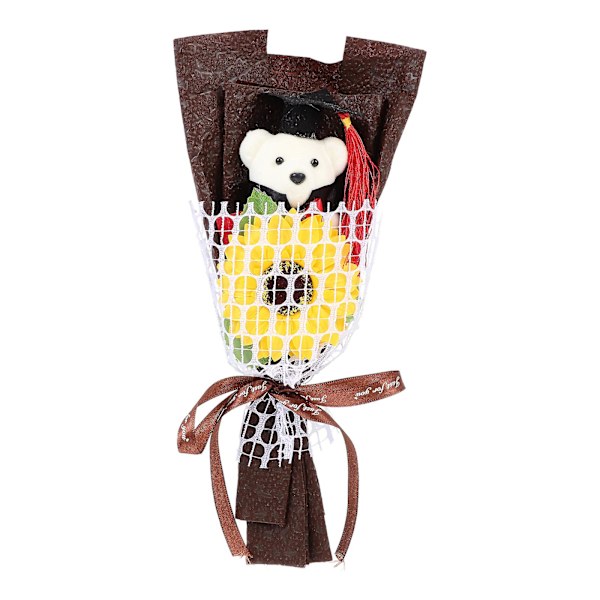 Mamma-gåvor Examen Solrosbukett Klass Bukett Examen Ornament Grad Bukett Co Coffee 30.5X15X4CM