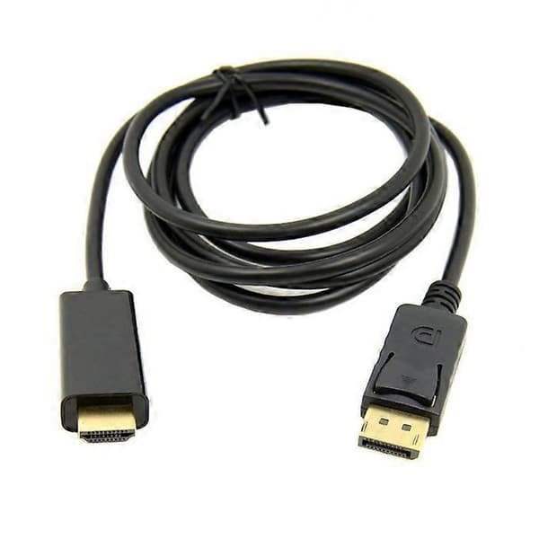 1,8 m forgyldt han til han DisplayPort til HDMI-adapterkabel