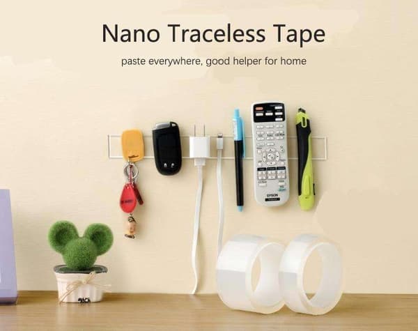 Nano Tape Reusable Double-Sided Transparent - 3M Transparent transparent
