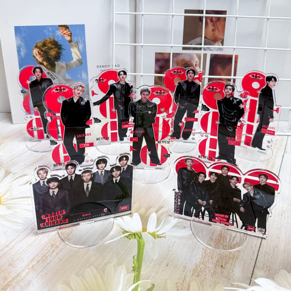 Akrylstativfigur K Pop-stil Karakterutstilling Samleobjekt Skrivebordsdekorasjon Gave til Fans