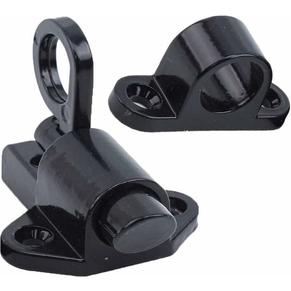 Automatic Door Lock, 2 Pcs Aluminum Bolts, Window Lock, Window Security Door, Aluminum Door Lock for Window Door Security Ring