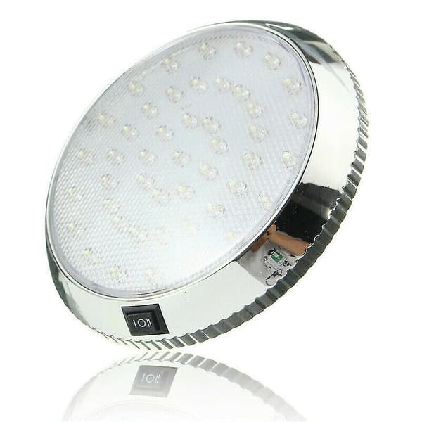 LED White Light For RV Trailer Boat Interior Ceiling Dome Lamp 12V