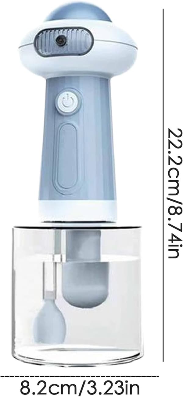 Electric Foaming Soap Dispenser, 400ml, Refillable Foam Machine with Waterproof Design, Professional Pet Shower Aerator, Bathroom Accessory