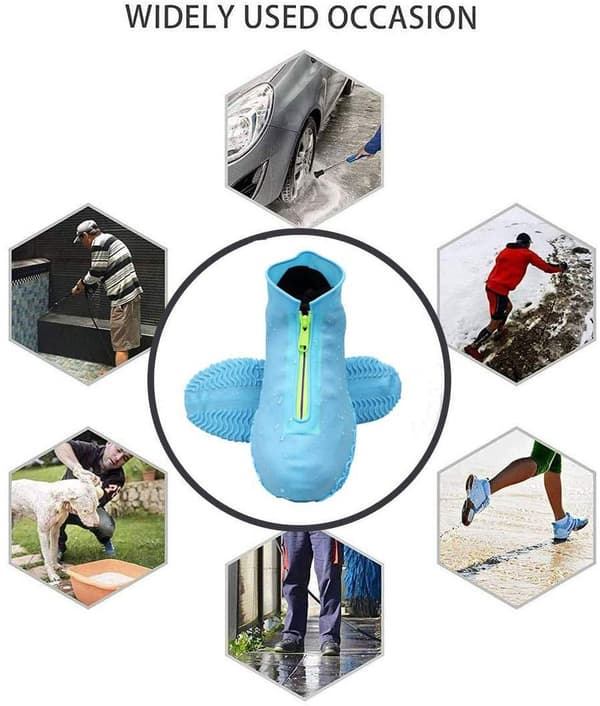 Waterproof Shoe Covers - Rain Boot Covers - Non-slip Rain Boots - Overshoe - Trendy Rain Boots