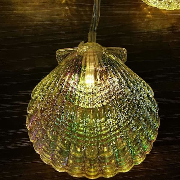 Skjell fairy lysslynge, 3 meter 20 LED