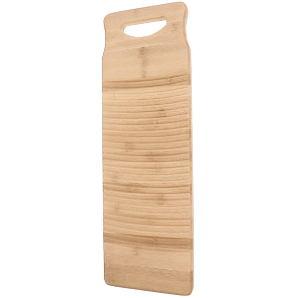 Solid Bamboo Scrubbing Board Anti-slip Laundry Washboard Cleaning Washing Board For Home Shop - 60cm