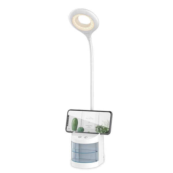 LED-skrivebordslampe, dimbar 3-nivåers lysstyrkebeskyttelse for barn,