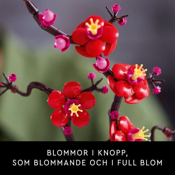 Botanicals Blommeblomster Pynt til Udstilling, Botanical Collection Byggesæt til Voksne, Afslappende Byggesæt til Blomsterelskere