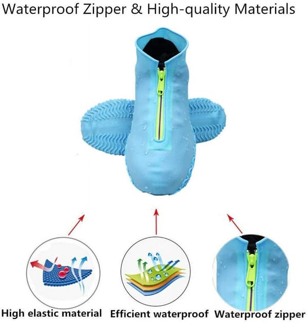 Waterproof Shoe Covers - Rain Boot Covers - Non-slip Rain Boots - Overshoe - Trendy Rain Boots