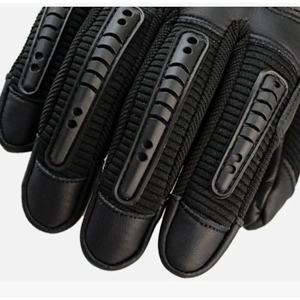 Jackets4bikes Taktiset Nahka- ja Verkkokäsineet Miehille