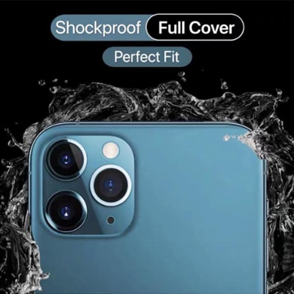 Linsebeskyttelse for iPhone 11 kamera Herdet glass 2-pakning