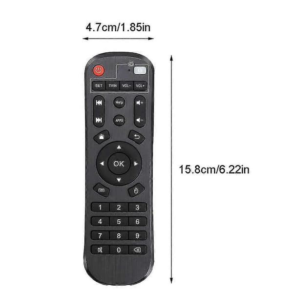 Fjärrkontroll för Android TV-box H96 Universal Fjärrkontroll Ersättning