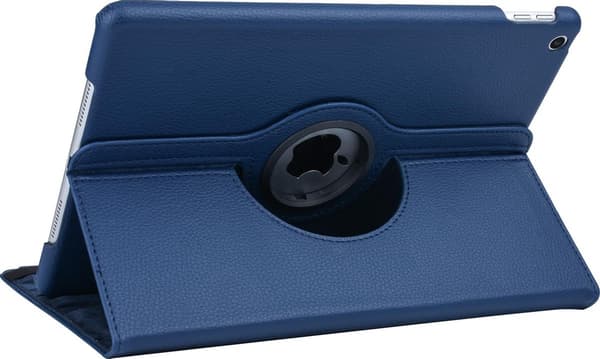 Mørkeblåt bogomslag i kunstlæder til Apple iPad Air, iPad 5 9.7 (2017), iPad 6 9.7 (2018)