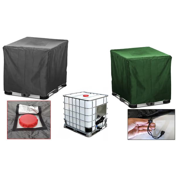 IBC Water Tank Lid 1000 L Rainwater Cistern Container Lid with