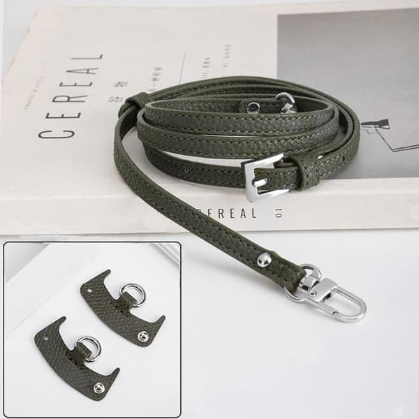 Handbag Strap, Adjustable PU Leather Replacement, Handbag Shoulder Strap with 2 Buckles, for Women's Shoulder Bag Small Purse [DB]