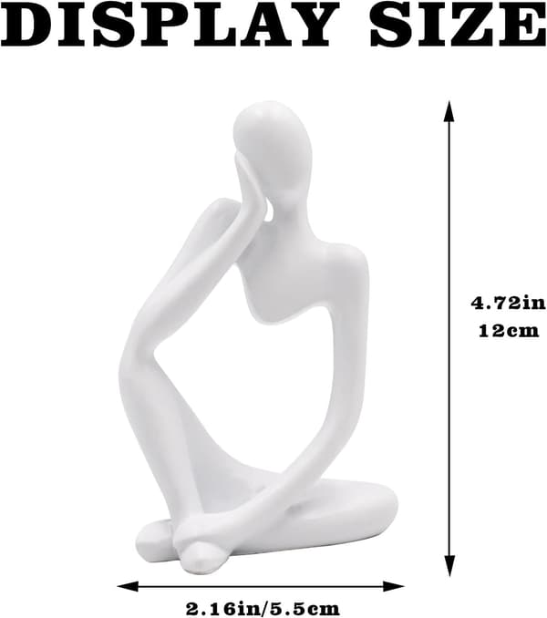 Thinking Statues and Sculptures, Resin Thinking Figurines, Abstract Sculptures, Housewarming Gifts