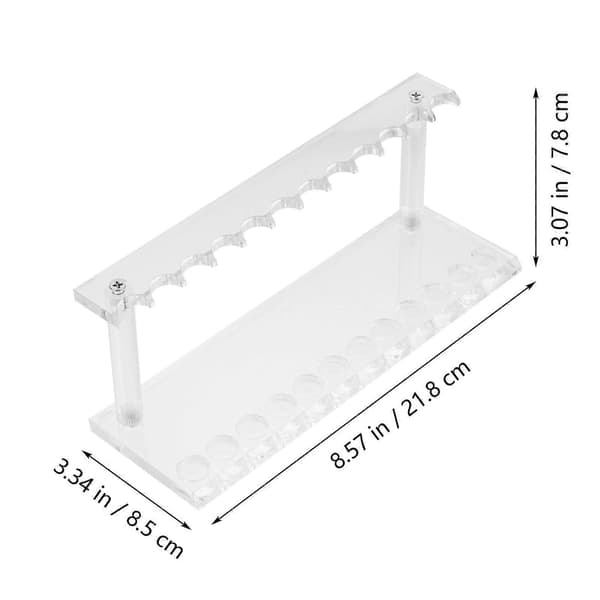 Akryl Penholder Stativ Penholder Display Stativ Multi-Slots Pen Bestik Display Stativ