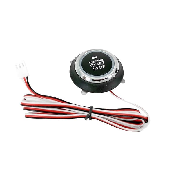 12V Bilmotor Tryk Start-knap Tændingsstart Nøglefri Motorstart Stop-system Tryk-knap
