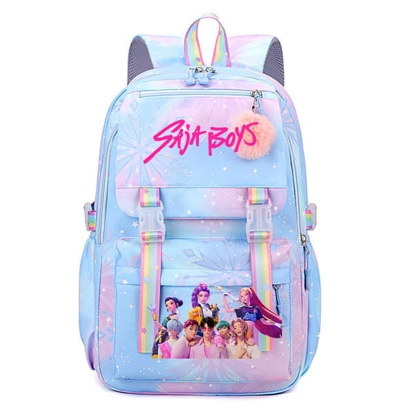 Wind Hunter Printed Student Backpack - Large Capacity School Bag for Boys and Girls, Bestselling Shoulder Bag