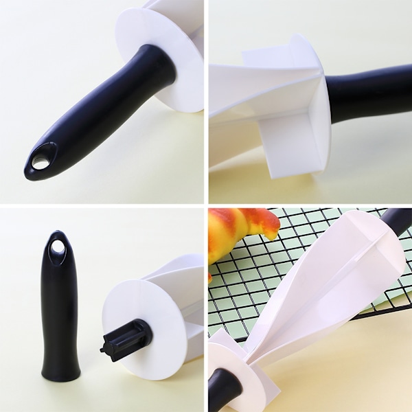1 Stykke Croissant Kavelrulle Non-Stick Kagedej Rulle DIY Bageudstyr
