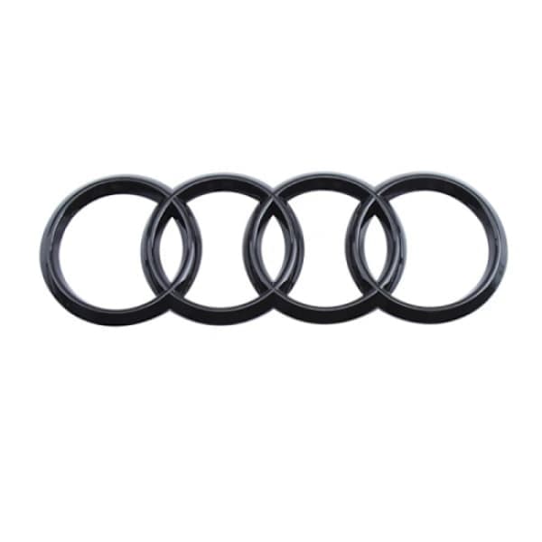 Audi ljus svart främre och bakre emblem ring A1 A3 A4 A5 273MM/193mm 1