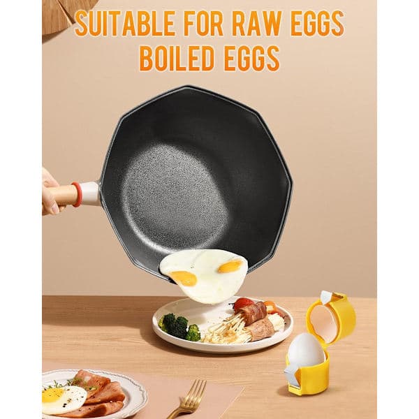 Egg Cracker 3 Pieces Egg Cutter Stainless Steel Egg Shell Opener Egg Head Cutter Egg Topper Egg Peeler Egg Cutter Egg Shell Divider Egg Opener