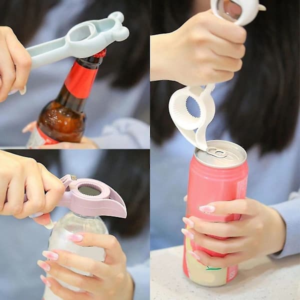 {xj}4-in-1 Pullotuskone, 4-osainen Monitoiminen Purkki Olutpullo DXGHC