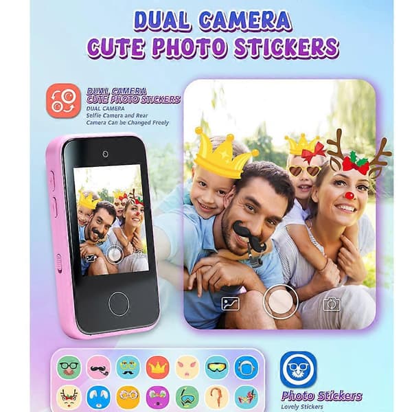 Barnas Smarte Telefonleker for Jenter og Gutter 3-8 År, Læringsleke for Småbarn
