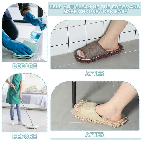 4 st Ångmopp Pad Mikrofiber Tvättbar Stark Vattenabsorption Snabbtorkande Moppdynor för Vileda
