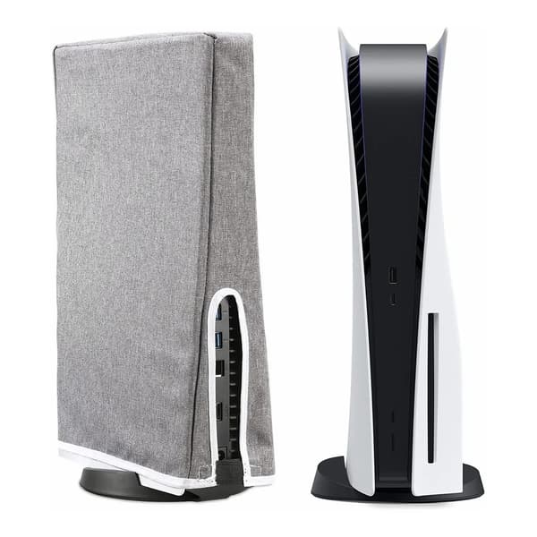 Game Console Dust Cover, Multifunctional, Scratch Resistant, Dustproof, Accessories for PS5