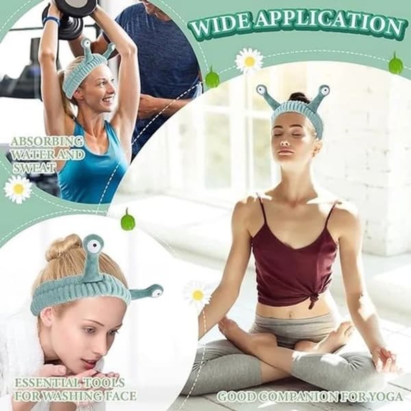 Microfiber Spa Headband - Skincare and Makeup Headband - Thick, Elastic, and Absorbent