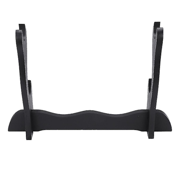 2-etasjers Samurai Sverd Katana Holder Stativ Feste Hylle Svart