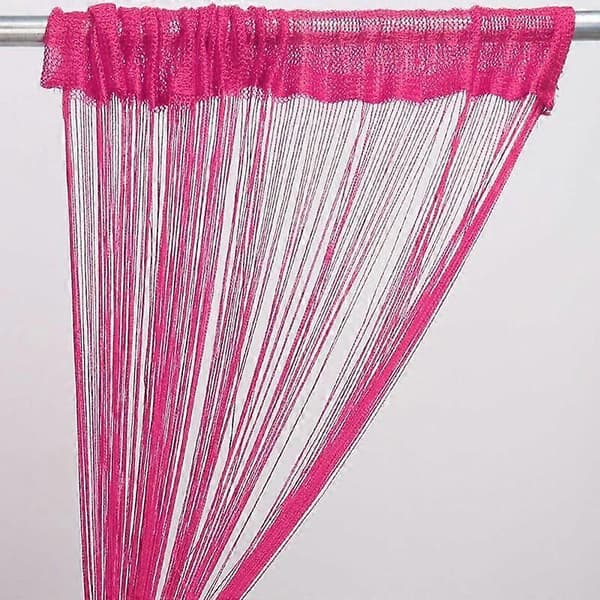 Heldekkende rosa garnforheng dørvindusavdeler panel størrelse 100cm x 200cm