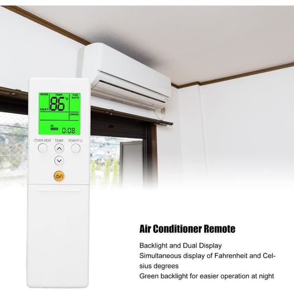 Replacement Remote Control for Fujitsu Air Conditioner, Dual Display Remote Control for Fujitsu Air Conditioner for AR REM1U ARREM1U