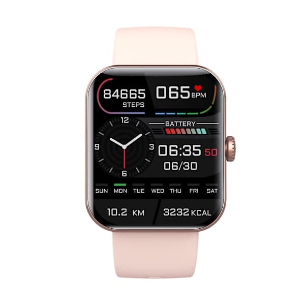F57L Smartwatch 1.91 HD Blodtryk, Puls, Træning og Stemmeassistent